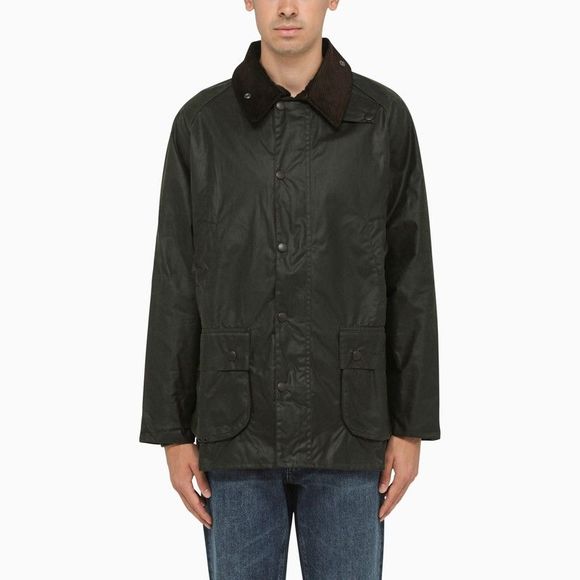 Barbour Dark green wax field jacket - Picture 1 of 4
